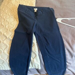 Petite navy blue dress pants